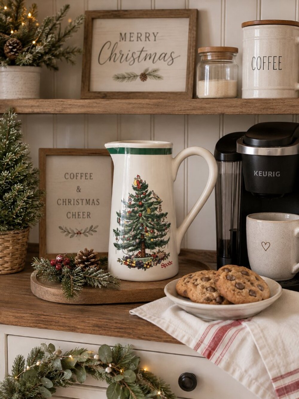 Spode Christmas Tree Pitcher
